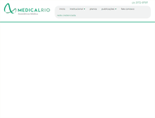 Tablet Screenshot of medicalrio.com